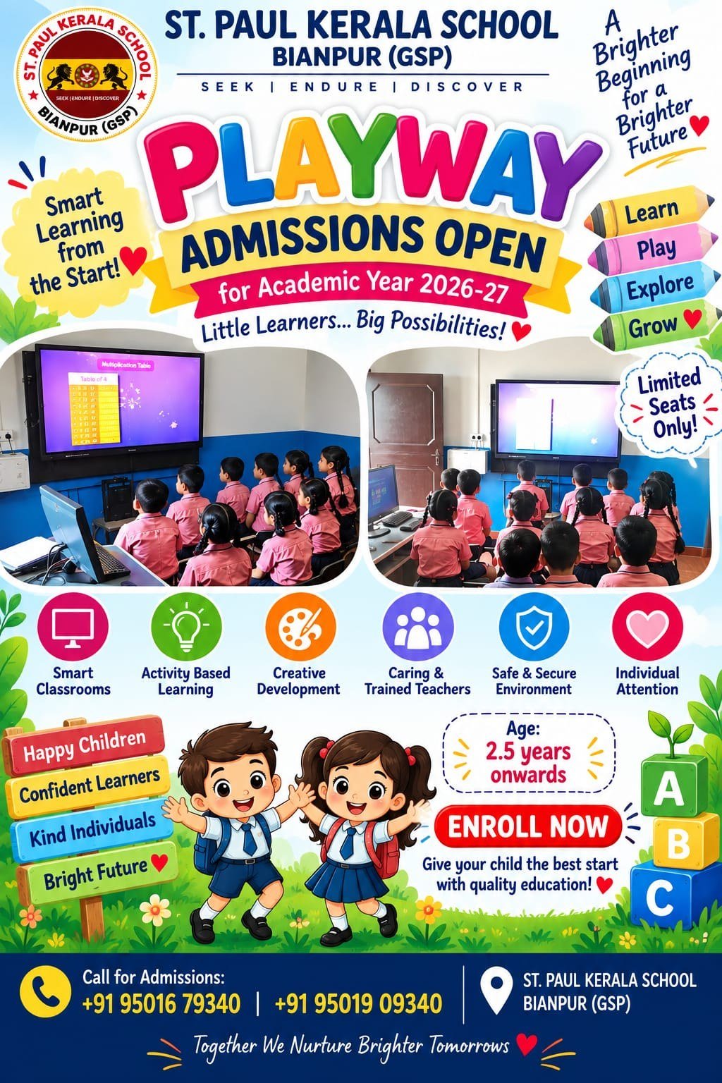 Playway admissions are open